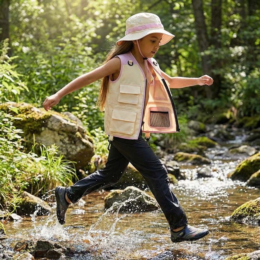 Outdoor Adventure Holidays - เสื้อผ้าฤดูร้อน เสื้อกั๊กนักสำรวจ หมวก เครื่องมือ เสื้อผ้า ชุดเครื่องมือเล่นบทบาทสมมติ