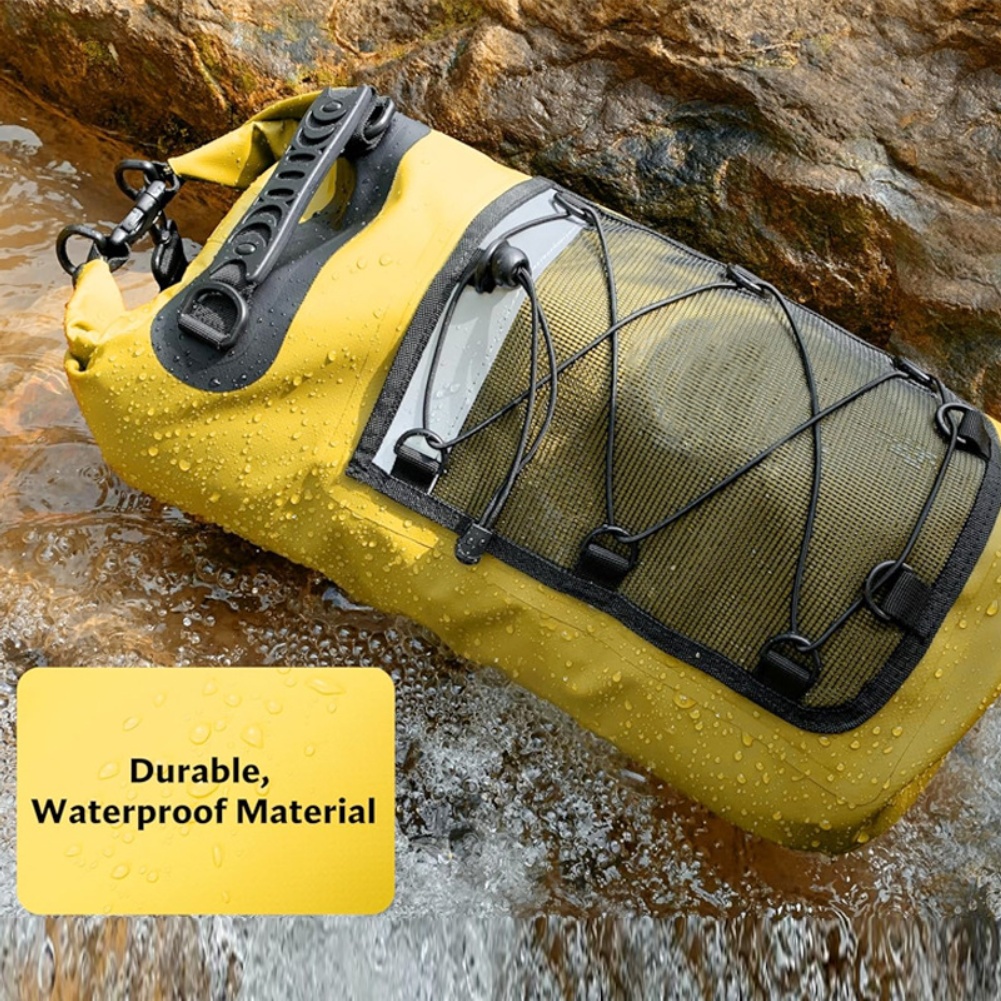 Outdoor Adventure Kayak - กระเป๋าแห้งกันน้ำ 500D PVC Mesh สำหรับกิจกรรมกลางแจ้ง เช่น