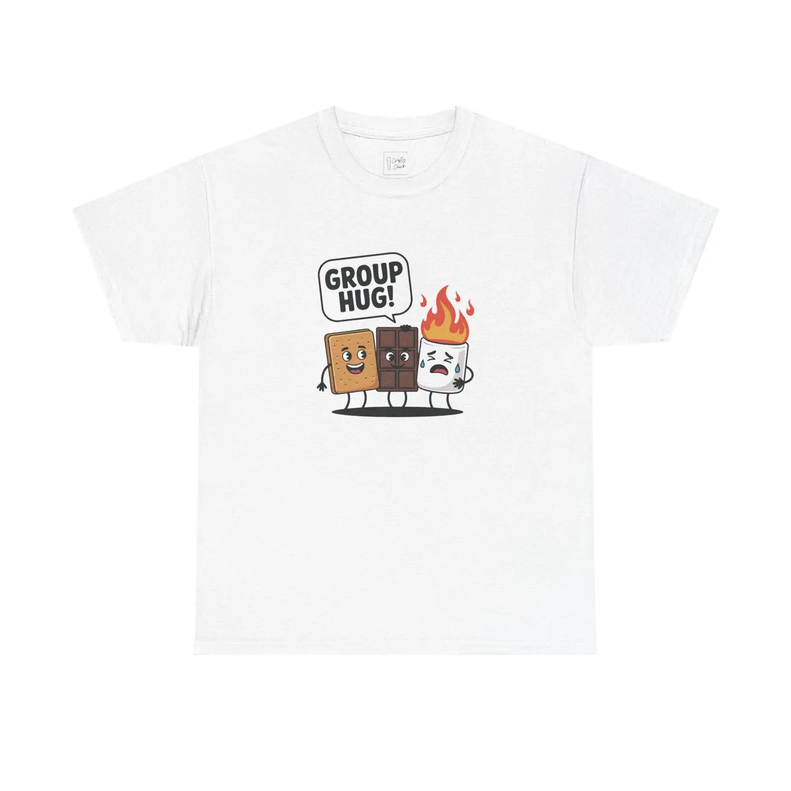 Outdoor Adventure Group - เสื้อยืด Adventure Smores สำหรับแคมป์ปิ้ง ตลก สนุก
