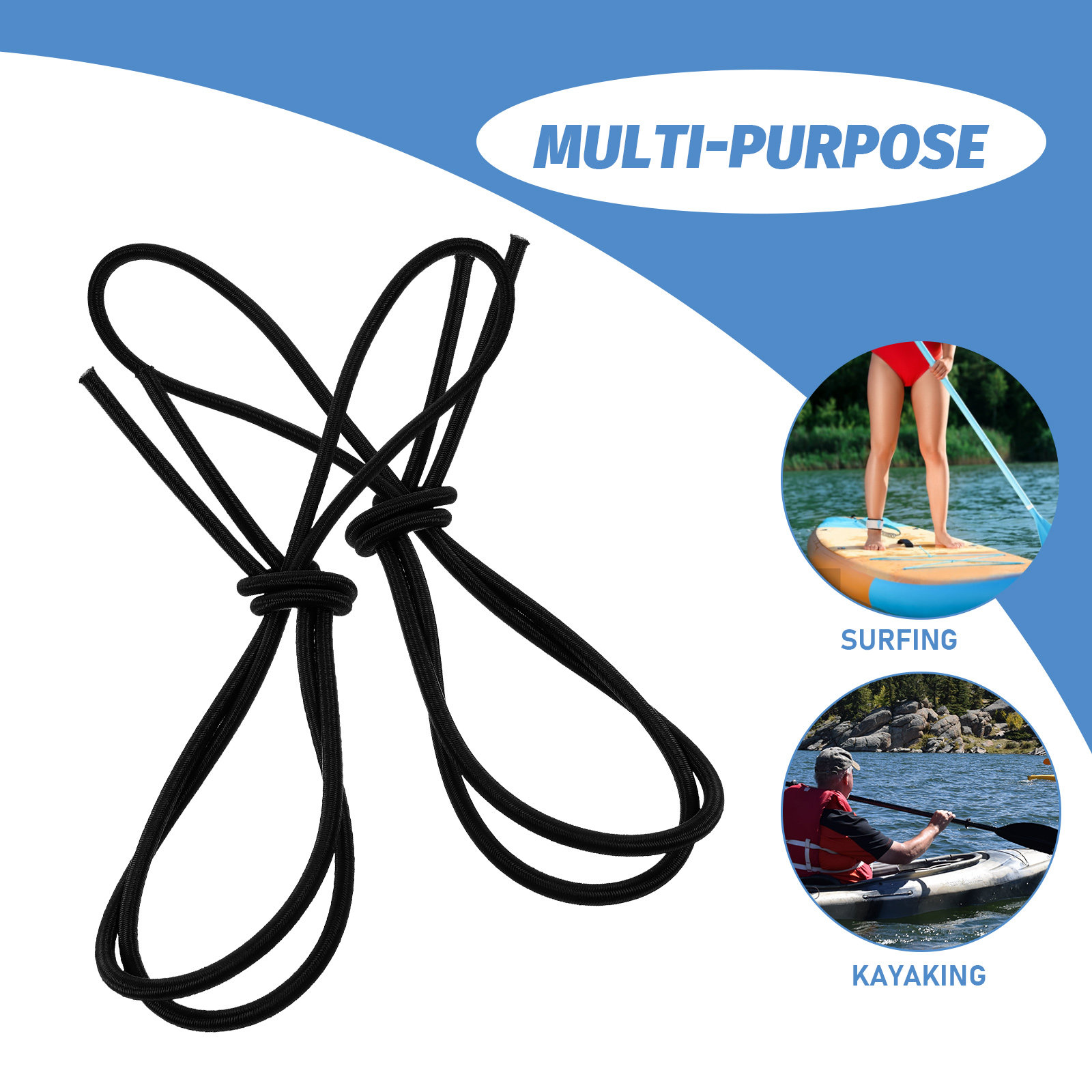 สายรัดพายเรือยืดหยุ่น 4 ชิ้น ส - Outdoor Adventure Kayak บทวิจารณ์และราคา