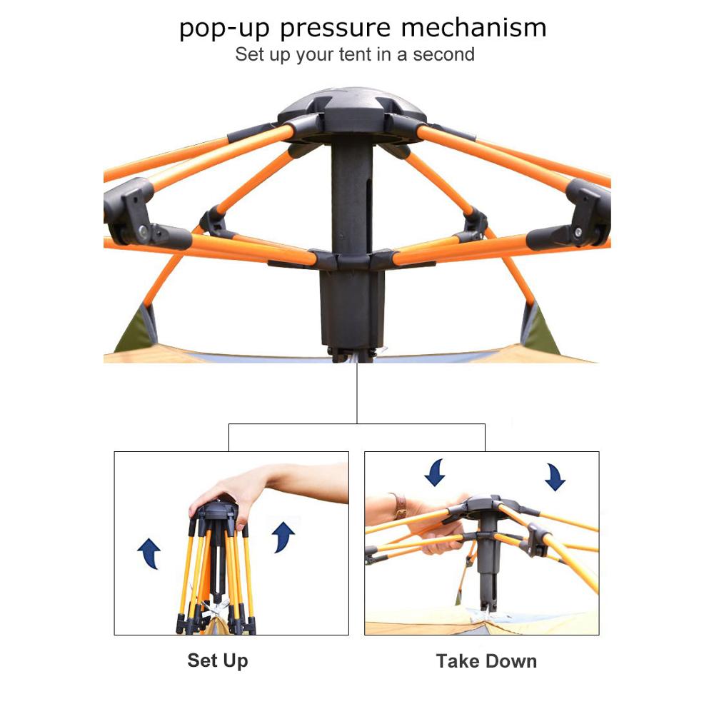 Desert & Fox 3-4 Person โดมเต็ - Outdoor Adventure Tent บทวิจารณ์และราคา
