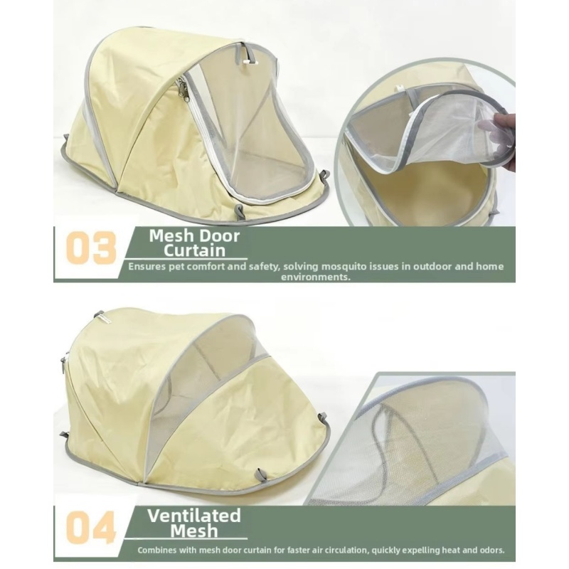 เต็นท์สุนัขแบบพกพา กันแดด ระบา - Outdoor Adventure Tent บทวิจารณ์และราคา
