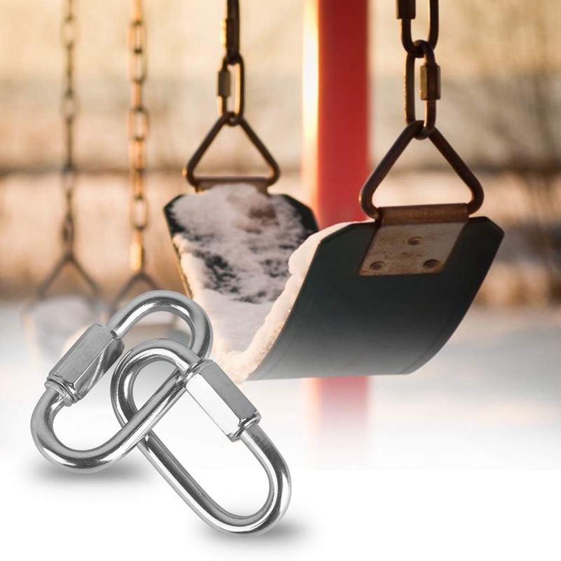 12 ชิ้น ควิกลิงค์ 4 มม. ตัวเชื - Carabiner Locking D บทวิจารณ์และราคา