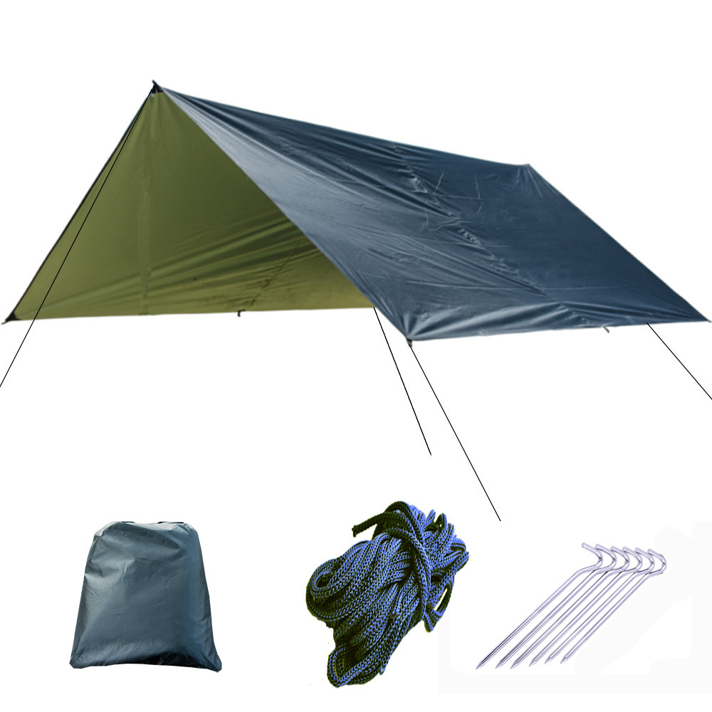 3X3M กันสาดกันน้ำ Tarp เต็นท์  - Hammock Rain Tarp บทวิจารณ์และราคา