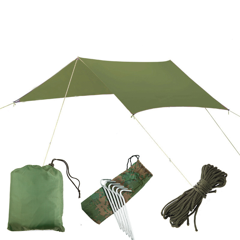 3X3M กันสาดกันน้ำ Tarp เต็นท์  - Hammock Rain Tarp บทวิจารณ์และราคา