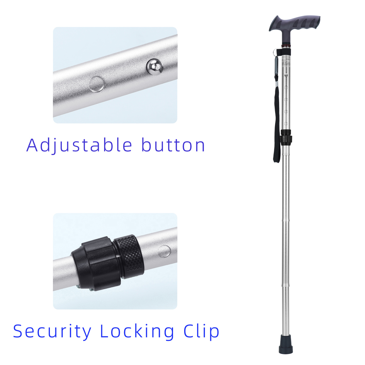 ไม้เท้าปรับระดับได้ น้ำหนักเบา - Outdoor Adventure Walks บทวิจารณ์และราคา