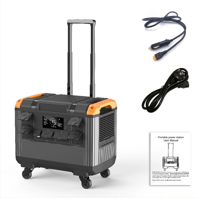 สถานีพลังงานแบบพกพา 3000W สำหร - Outdoor Adventure Outlet บทวิจารณ์และราคา