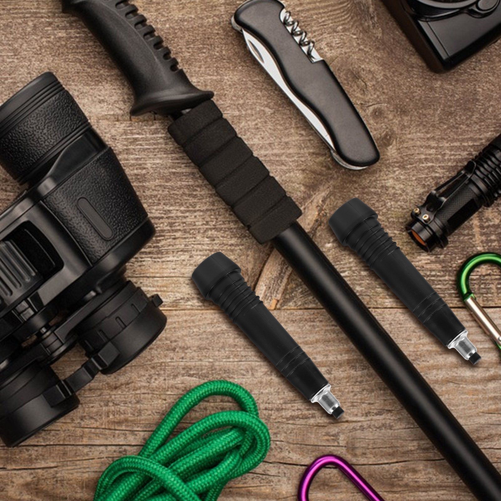 ปลายไม้เท้าเดินป่าเหล็กแข็งแรง - Outdoor Adventure Walks บทวิจารณ์และราคา