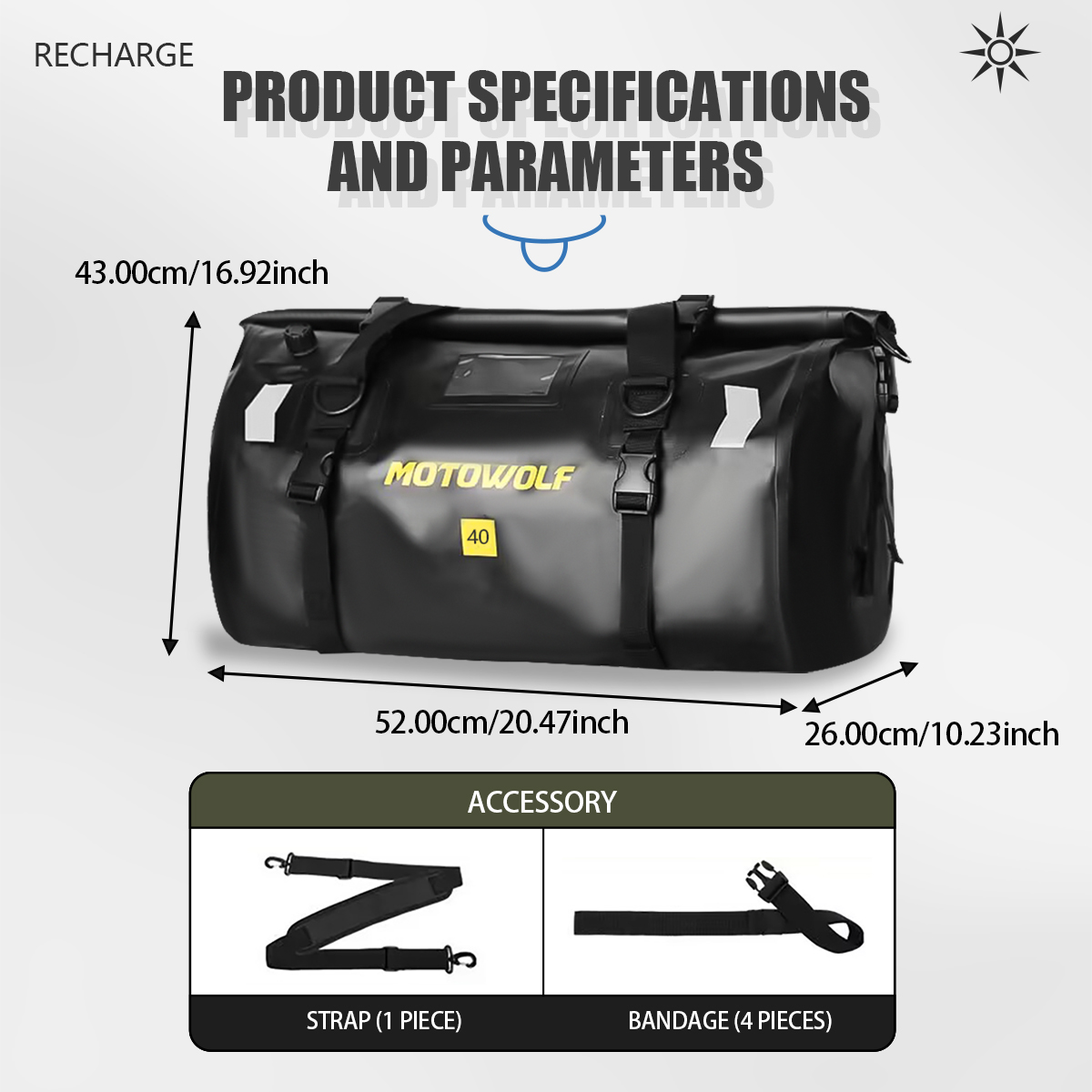 กระเป๋าเดินทางกันน้ำ 40 ลิตร/6 - Outdoor Adventure Kayak บทวิจารณ์และราคา