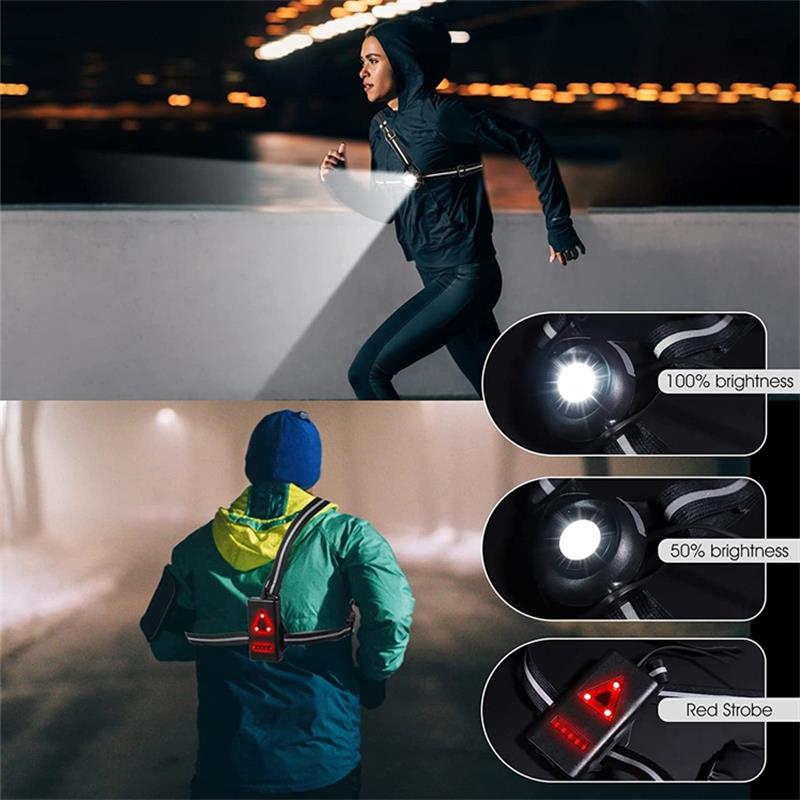1 ชิ้นกลางแจ้งวิ่งกลางคืน USB  - Outdoor Adventure Holidays บทวิจารณ์และราคา