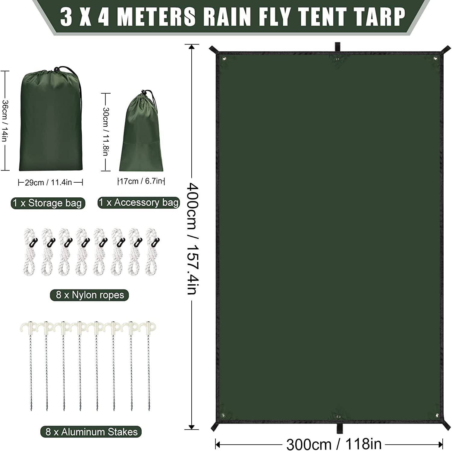 ผ้าใบกันน้ำสำหรับตั้งแคมป์ปี 2 - Hammock Rain Tarp บทวิจารณ์และราคา