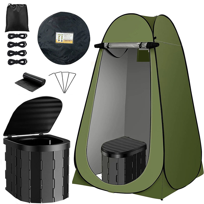 ‌ เต็นท์ห้องน้ําป๊อปอัพแบบพกพา - Outdoor Adventure Tent บทวิจารณ์และราคา