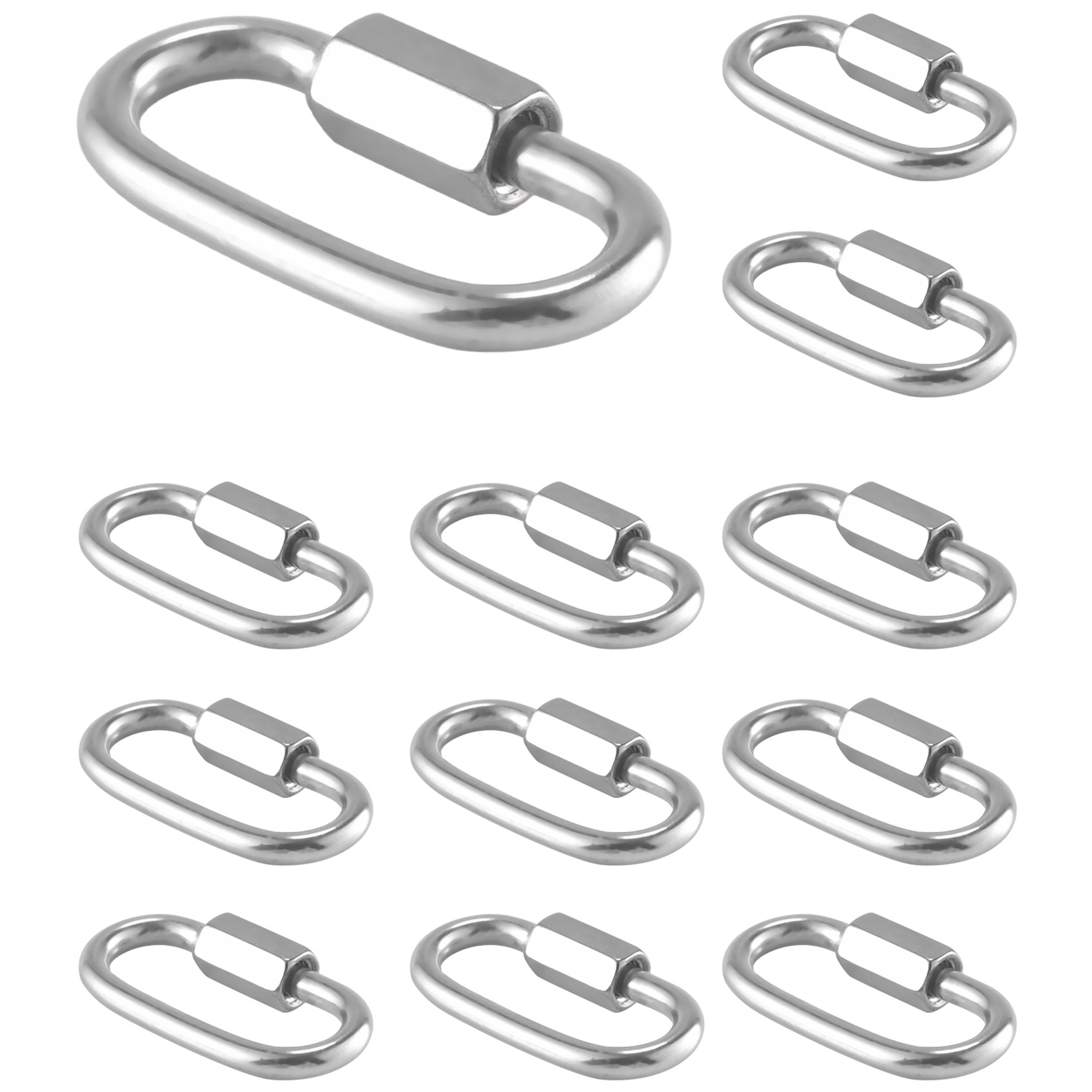 A60Z12 ชิ้นส่วนเชื่อมต่อโซ่สแต - Carabiner Locking D บทวิจารณ์และราคา