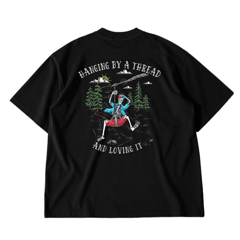 เสื้อยืดลายกราฟิก Salty Bones  - Outdoor Adventure Ziplines & Waterfall บทวิจารณ์และราคา