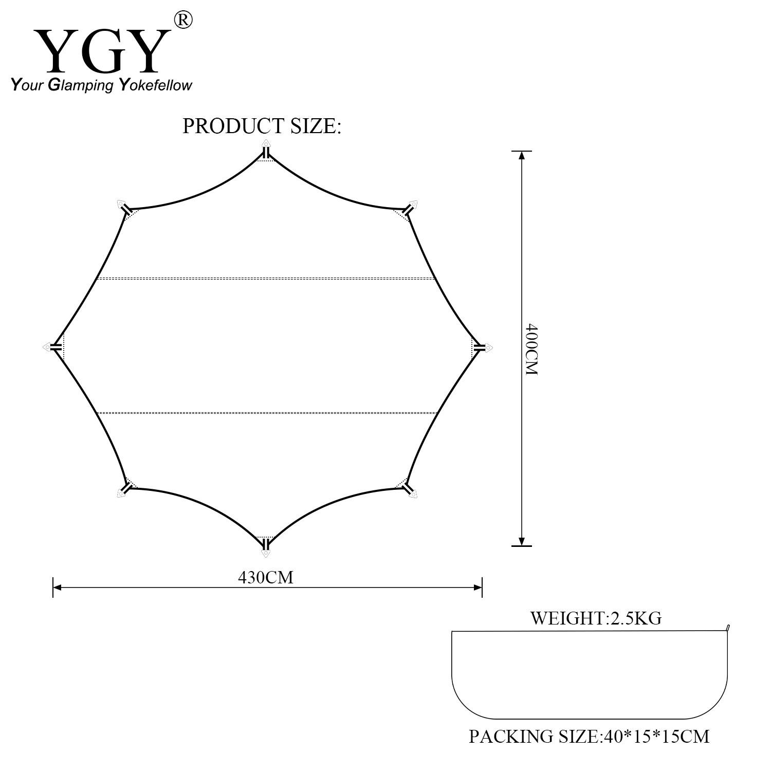 YGY ผ้าฝ้ายโพลี/TC Tarp กันสาด - Hammock Rain Tarp บทวิจารณ์และราคา