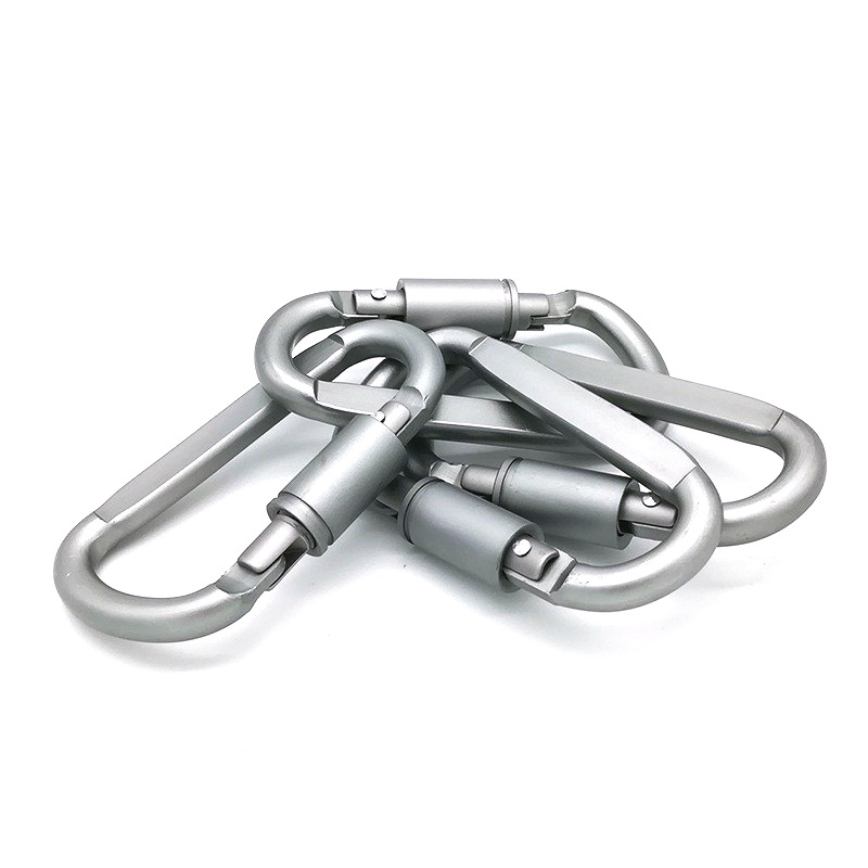 6Pcs อลูมิเนียม Carabiner คลิป - Carabiner Locking D บทวิจารณ์และราคา