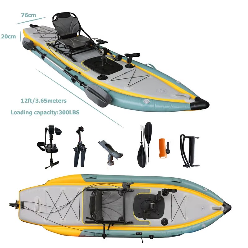 เรือคายัคพองลมแบบสองที่นั่ง ขน - Outdoor Adventure Kayak บทวิจารณ์และราคา