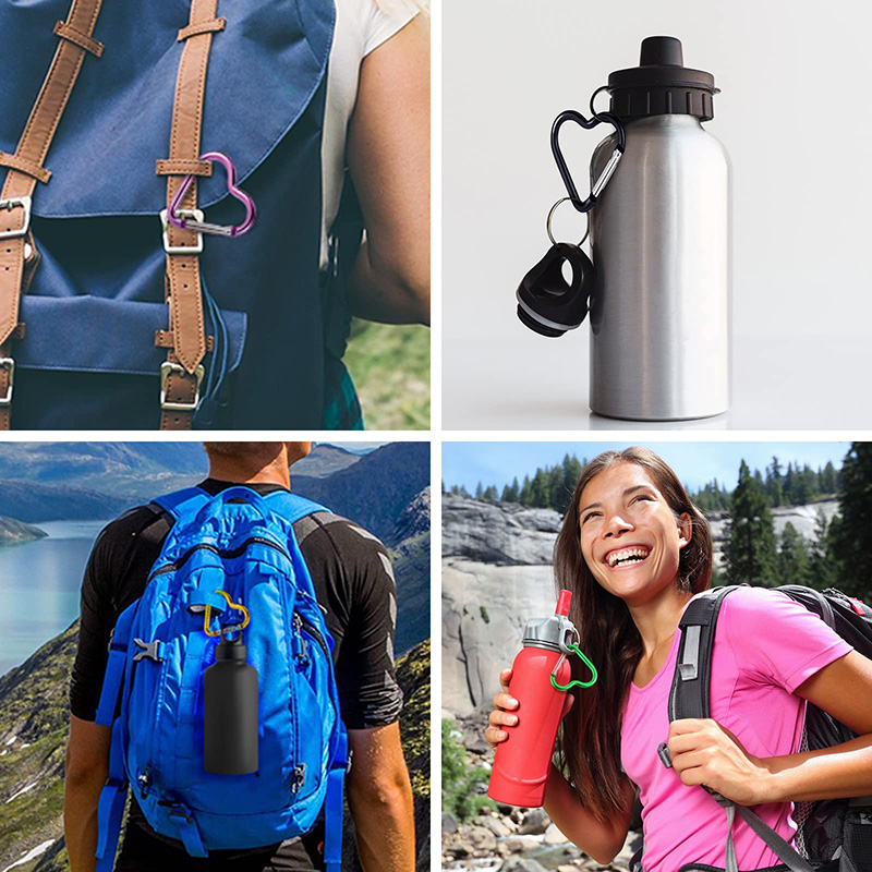 ชุดคาราบิเนอร์ 6 ชิ้น – รูปตัว - Carabiner Locking D บทวิจารณ์และราคา