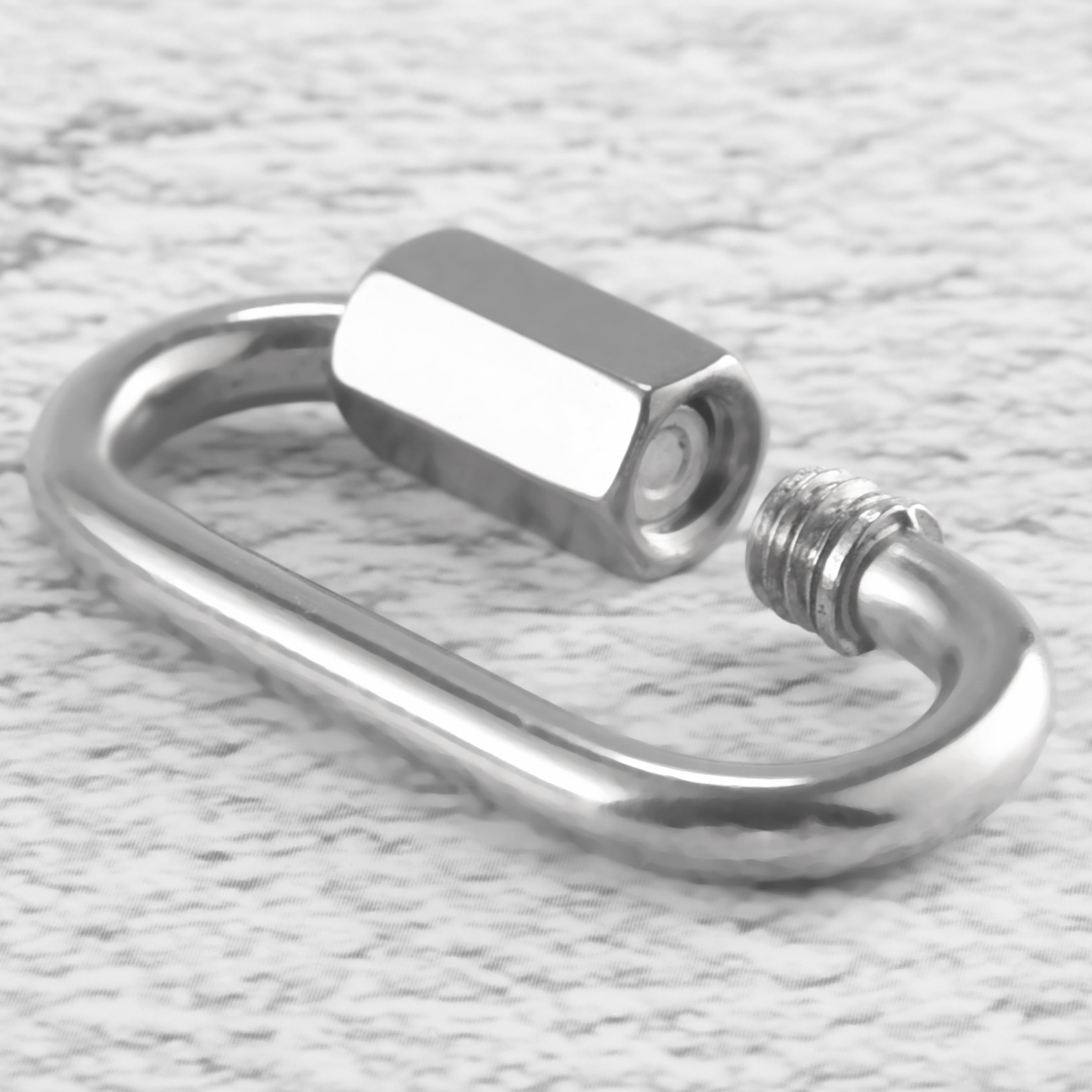 ใหม่แสดง-12 Pcs Quick Link M4  - Carabiner Locking D บทวิจารณ์และราคา