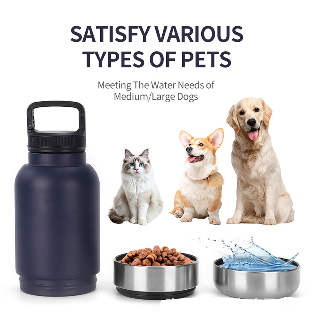ขวดน้ําสําหรับเดินทางสุนัขโลหะ - Outdoor Adventure Walks บทวิจารณ์และราคา