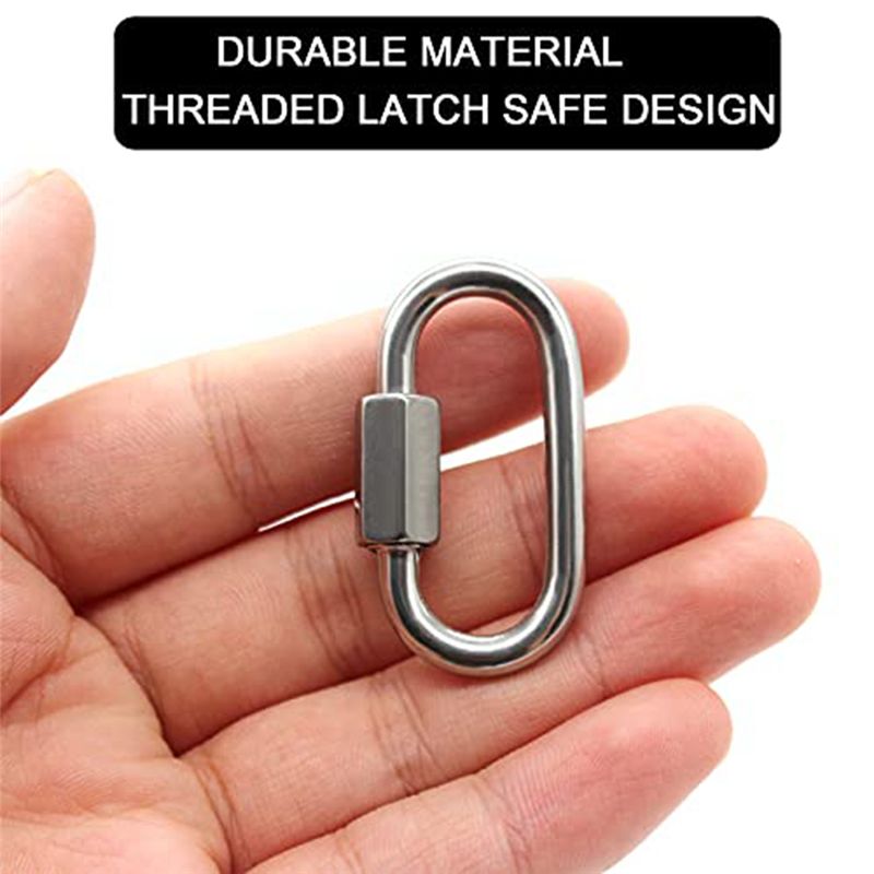 ABJS ชุด 12 ชิ้น ตัวเชื่อมแบบร - Carabiner Locking D บทวิจารณ์และราคา