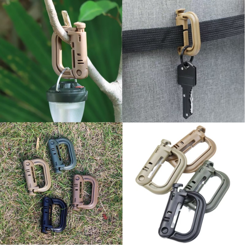คาราบิเนอร์แบบ D-Ring สำหรับยุ - Carabiner Locking D บทวิจารณ์และราคา