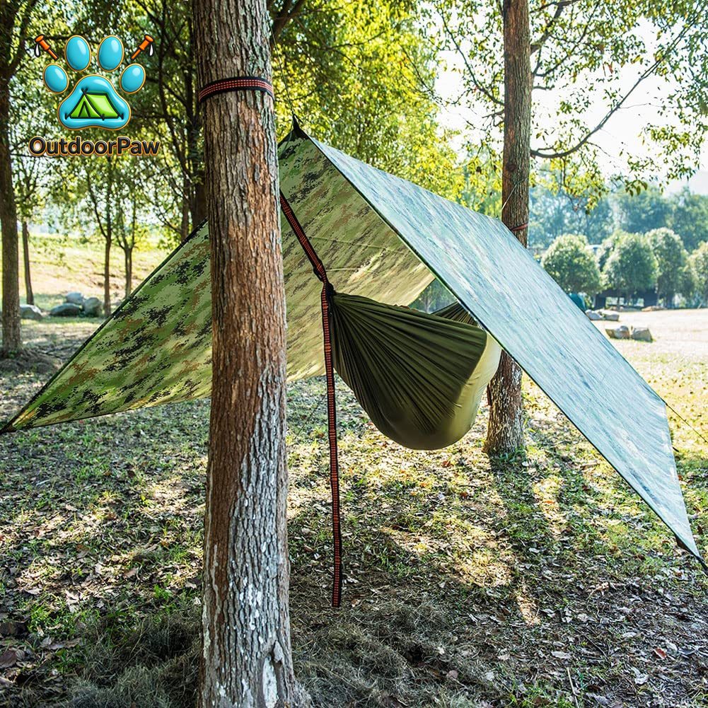 ผ้าใบคลุมเต็นท์กันฝนแบบแฮมมอค  - Hammock Rain Tarp บทวิจารณ์และราคา