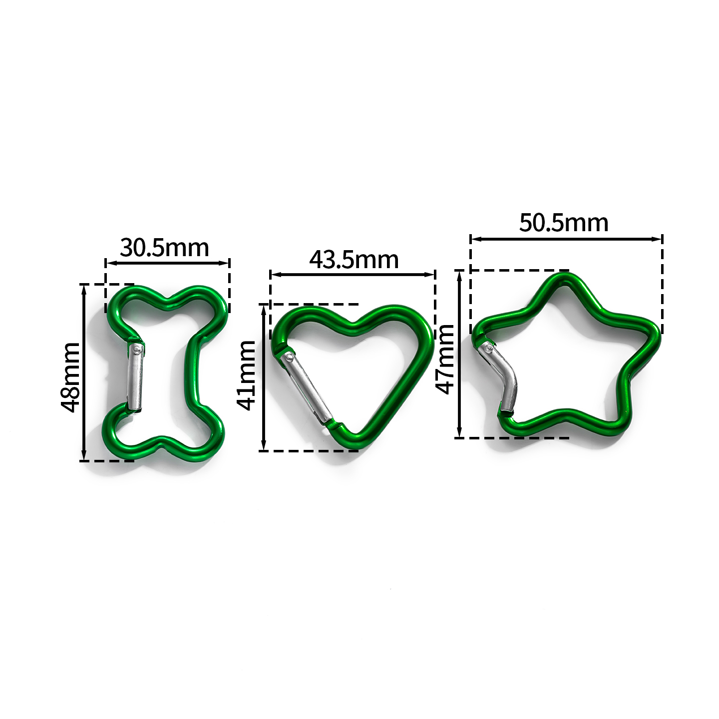 1 ชิ้น/ล็อต คลิปคาราบิเนอร์อลู - Carabiner Locking D บทวิจารณ์และราคา